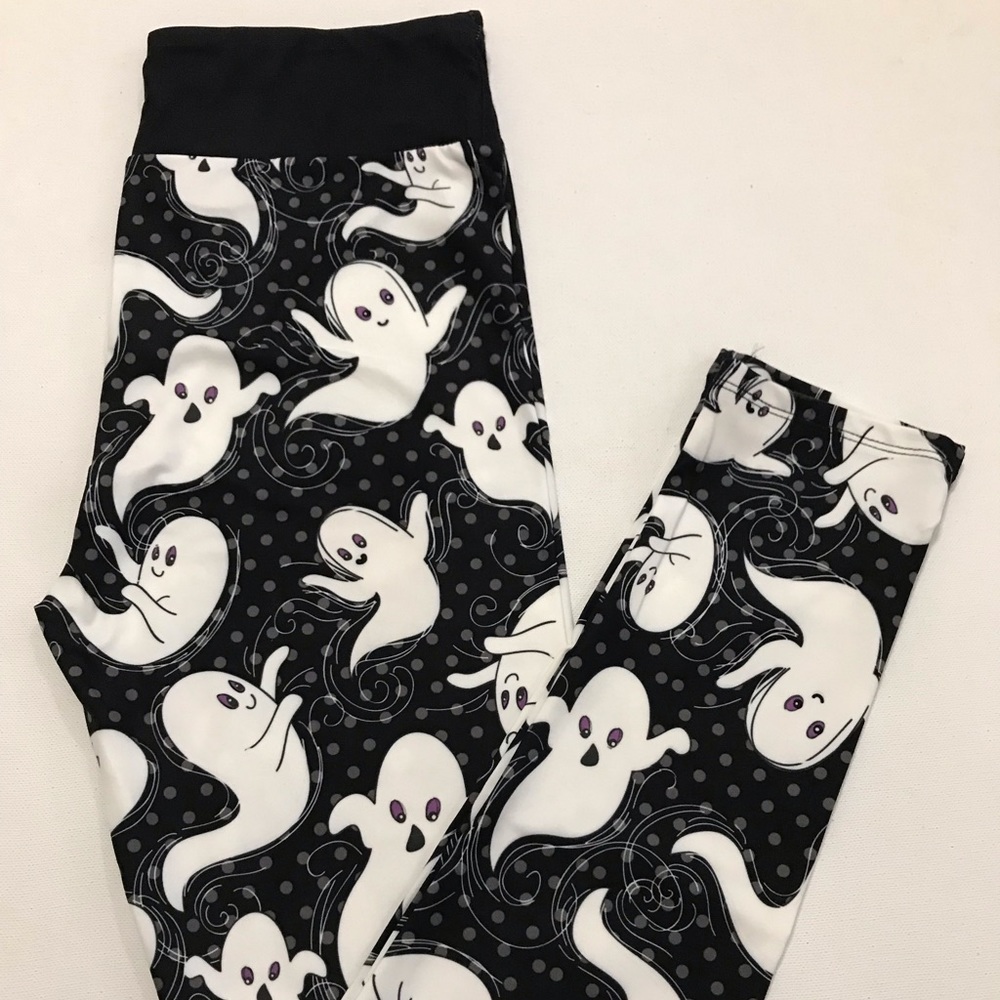 Halloween leggings ghost leggings OS & TC